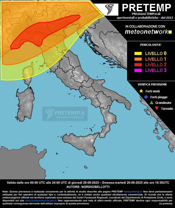 Mappa tendenza del 28 agosto 2025