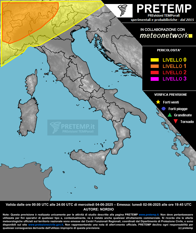 Mappa tendenza del 04 giugno 2025