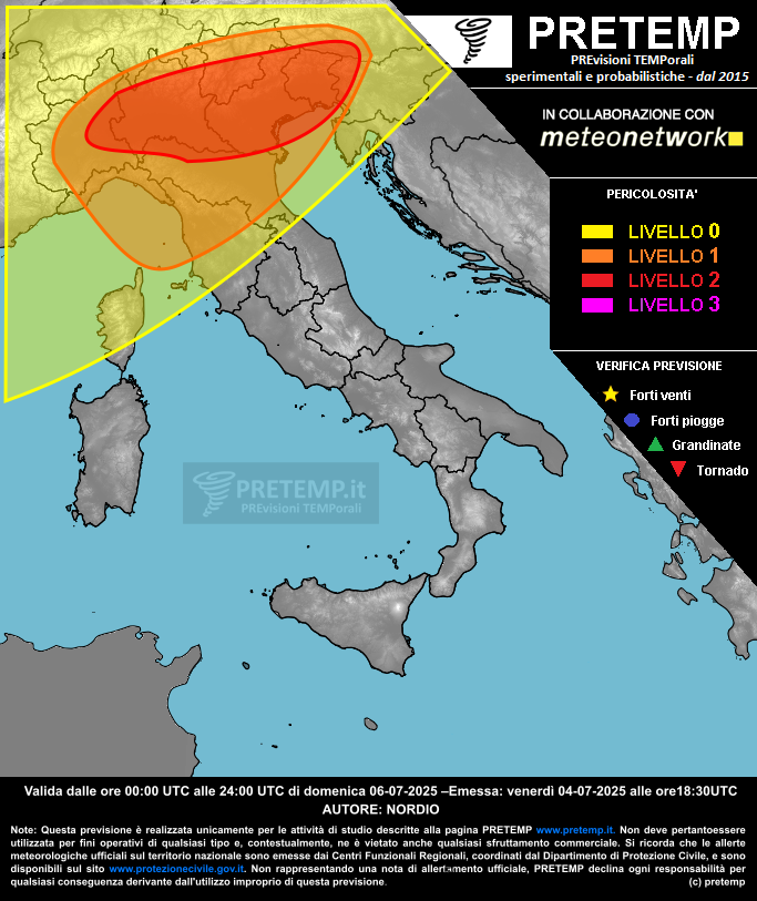 Mappa tendenza del 06 luglio 2025