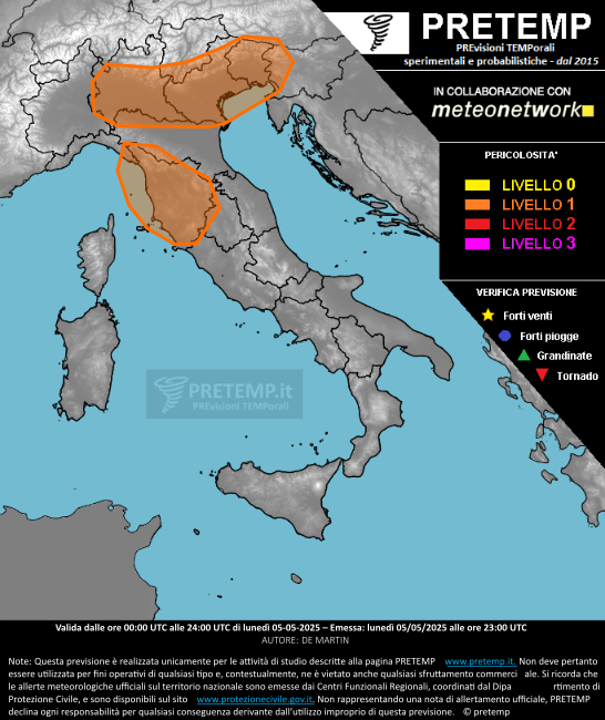 Mappa tendenza del 05 maggio 2025