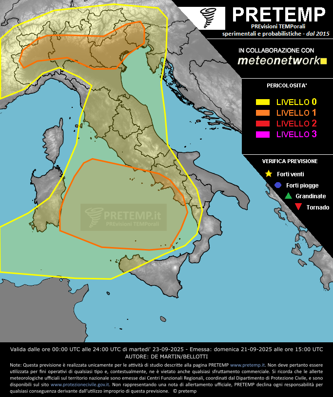 Mappa tendenza del 23 settembre 2025
