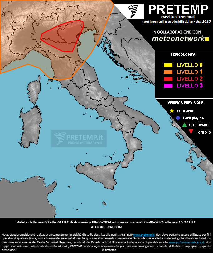Mappa tendenza del 09 giugno 2024